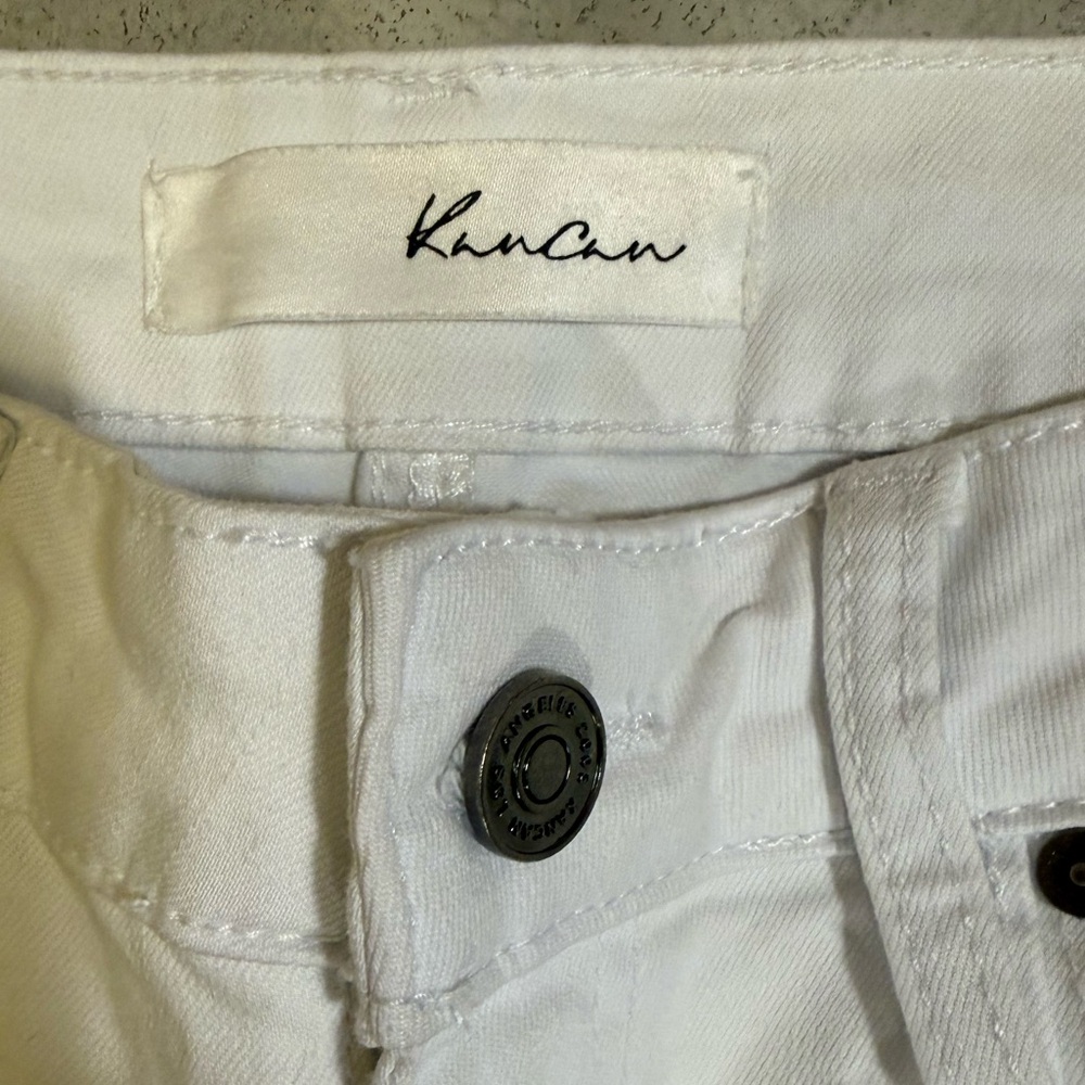 KanCan Women's Crisp White Boot Cut Jeans - Picture 7 of 8